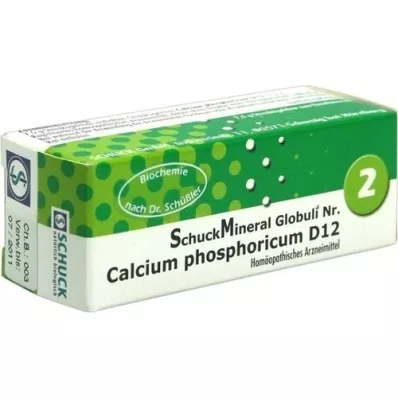 SCHUCKMINERAL Globuli 2 Calcium phosphoricum D 12, 7.5 g