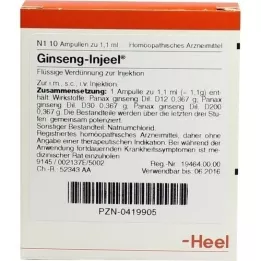 GINSENG INJEEL Ampullen, 10 St