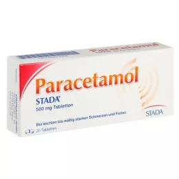 PARACETAMOL STADA 500 mg Tabletten, 20 St