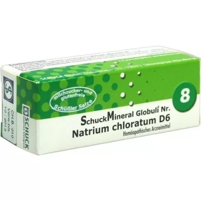 SCHUCKMINERAL Globuli 8 Natrium chloratum D6, 7.5 g