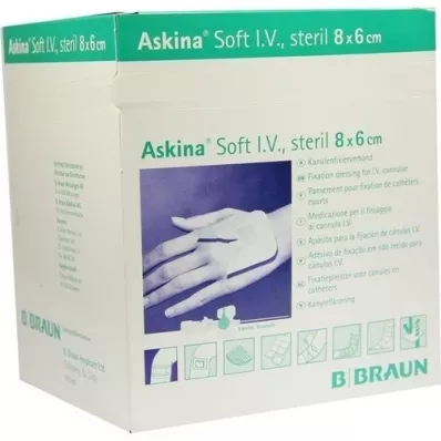 ASKINA Soft I.V.Wundverband 6x8 cm, 50 St