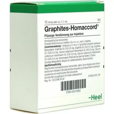 GRAPHITES HOMACCORD Ampullen, 10 St