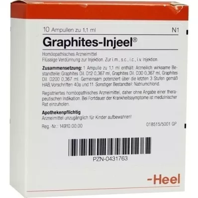 GRAPHITES INJEEL Ampullen, 10 St