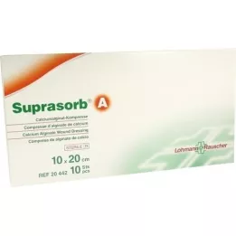 SUPRASORB A Calciumalginat Kompr.10x20 cm, 10 St