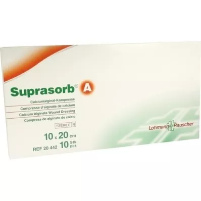 SUPRASORB A Calciumalginat Kompr.10x20 cm, 10 St