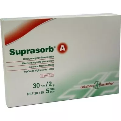 SUPRASORB A Calciumalginat Tamp.30 cm 2 g, 5 St