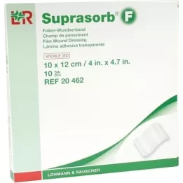 SUPRASORB F Folien Wundverb.10x12 cm steril, 10 St