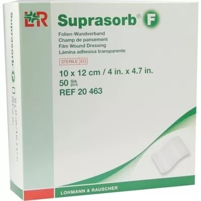 SUPRASORB F Folien Wundverb.10x12 cm steril, 50 St