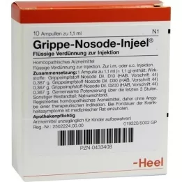GRIPPE NOSODE Injeel Ampullen, 10 St