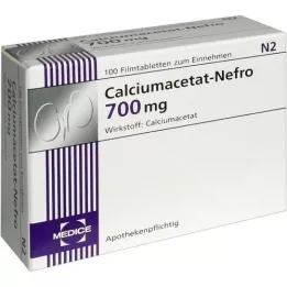 CALCIUMACETAT NEFRO 700 mg Filmtabletten, 100 St