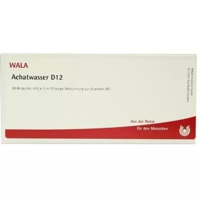 ACHATWASSER D 12 Ampullen, 10X1 ml