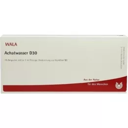 ACHATWASSER D 30 Ampullen, 10X1 ml