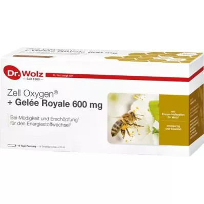 ZELL OXYGEN+Gelee Royale 600 mg Trinkampullen, 14X20 ml