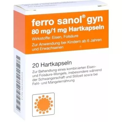FERRO SANOL gyn Hartkaps.m.msr.überz.Pellets, 20 St FERRO SANOL gyn Hartkaps.m.msr.überz.Pellets, 20 St