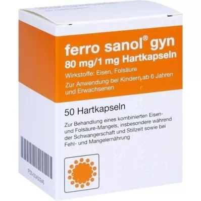 FERRO SANOL gyn Hartkaps.m.msr.überz.Pellets, 50 St