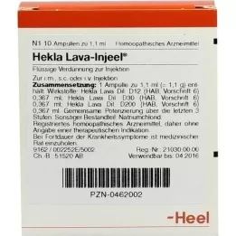 HEKLA LAVA Injeel Ampullen, 10 St