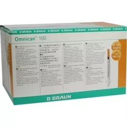 OMNICAN Insulinspr.1 ml U100 m.Kan.0,30x12 mm ein., 100X1 St