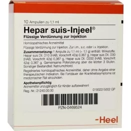 HEPAR SUIS Injeel Ampullen, 10 St