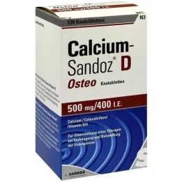 CALCIUM SANDOZ D Osteo 500 mg/400 I.E. Kautabl., 120 St