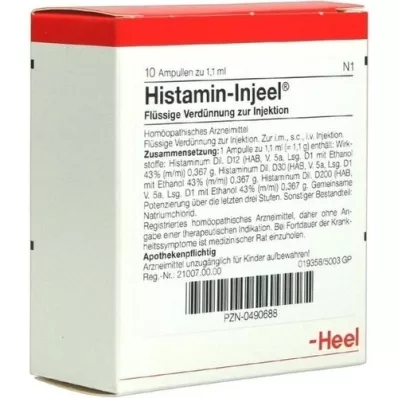 HISTAMIN Injeel Ampullen, 10 St