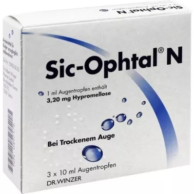 SIC OPHTAL N Augentropfen, 3X10 ml