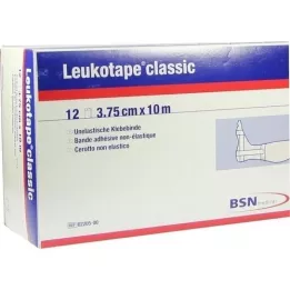 LEUKOTAPE Classic 3,75 cmx10 m weiß, 12 St