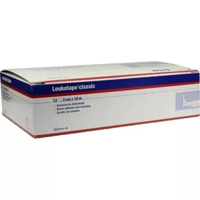 LEUKOTAPE Classic 2 cmx10 m weiß, 12 St