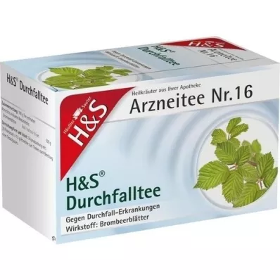 H&amp;S Durchfalltee Filterbeutel, 20X1.5 g