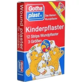 GOTHAPLAST Kinderpflaster Strips, 12 St