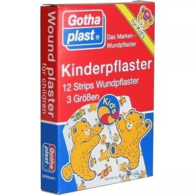 GOTHAPLAST Kinderpflaster Strips, 12 St GOTHAPLAST Kinderpflaster Strips, 12 St