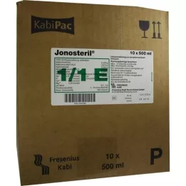 JONOSTERIL Plastik Infusionslösung, 10X500 ml