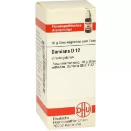 DAMIANA D 12 Globuli, 10 g