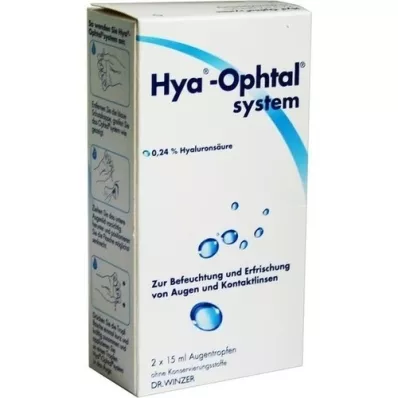 HYA-OPHTAL system Augentropfen, 2X15 ml HYA-OPHTAL system Augentropfen, 2X15 ml