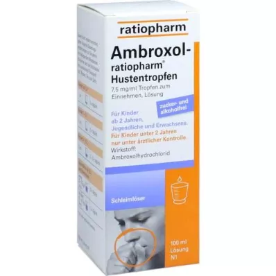 AMBROXOL-ratiopharm Hustentropfen, 100 ml