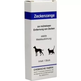 ZECKENZANGE aus Metall, 1 St