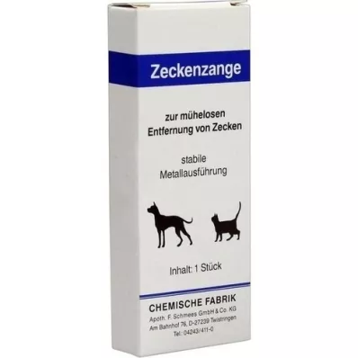 ZECKENZANGE aus Metall, 1 St