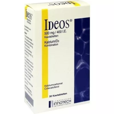 IDEOS 500 mg/400 I.E. Kautabletten, 30 St IDEOS 500 mg/400 I.E. Kautabletten, 30 St