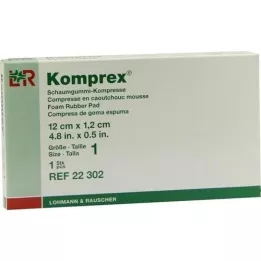 KOMPREX Schaumgummi Kompr.Gr.1 nierenf., 1 St