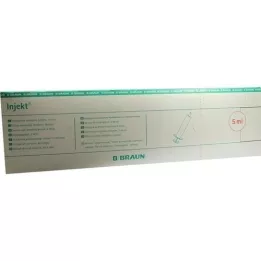 INJEKT Solo Spritze 5 ml LL zentrisch PVC-frei, 100X5 ml