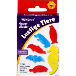 KINDERPFLASTER lustige Tiere, 10 St