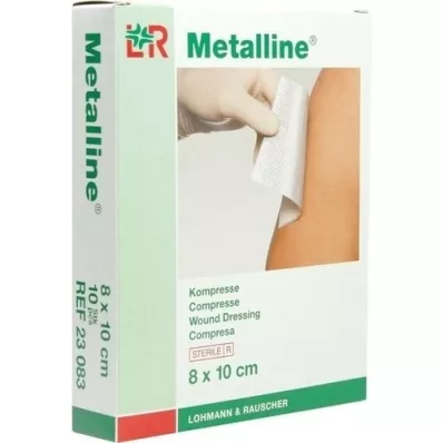 METALLINE Kompressen 8x10 cm steril, 10 St