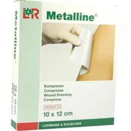METALLINE Kompressen 10x12 cm steril, 10 St