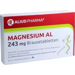 MAGNESIUM AL 243 mg Brausetabletten, 60 St