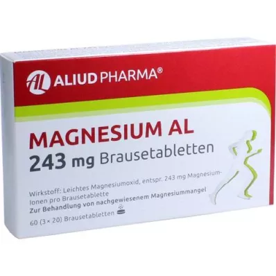 MAGNESIUM AL 243 mg Brausetabletten, 60 St