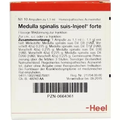 MEDULLA SPINALIS suis Injeel forte Ampullen, 10 St