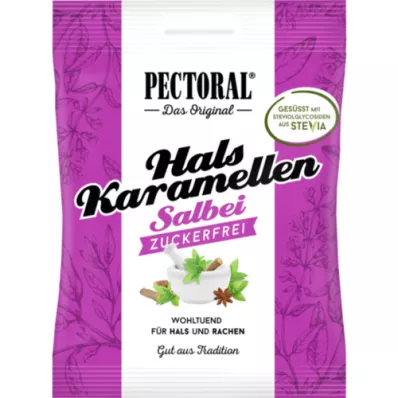 PECTORAL Salbei Bonbons zuckerfrei, 60 g