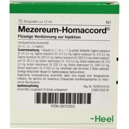 MEZEREUM HOMACCORD Ampullen, 10 St