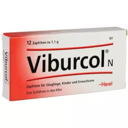VIBURCOL N Kinder- und Säuglings-Suppositorien, 12 St