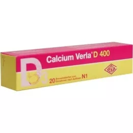 CALCIUM VERLA D 400 Brausetabletten, 20 St