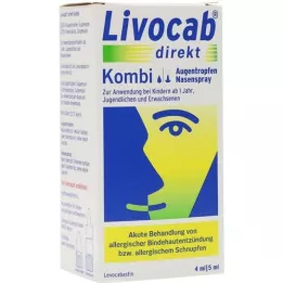 LIVOCAB direkt Kombi 4 ml Augentr.+5 ml Nasenspray, 1 P